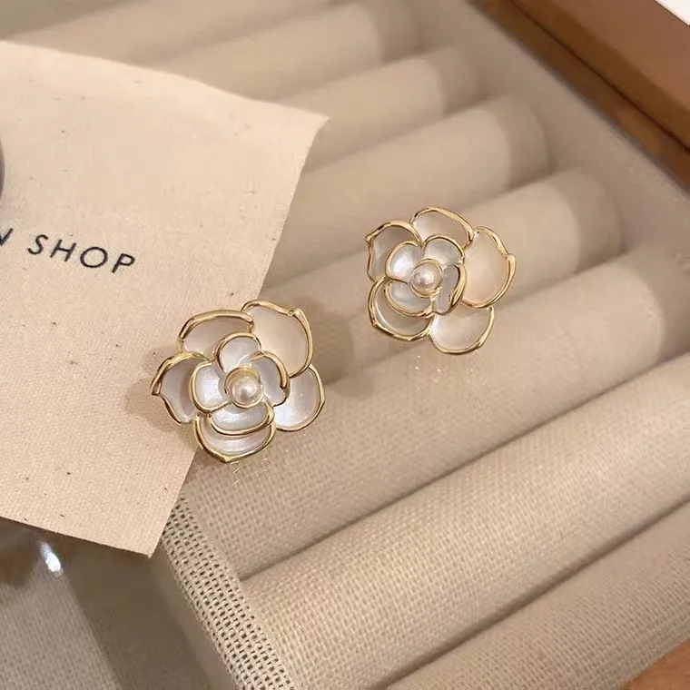 Women's Heart Flower Bow Knot Imitation Pearl Alloy Rhinestone Earrings - Daily Wear