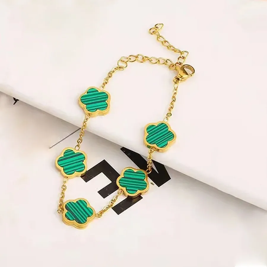 Wholesale Jewelry Simple Style Parthenocissus grass 304 Stainless Steel Shell 18K Gold Plated PVD Coated O-shaped chain Jewelry Set
